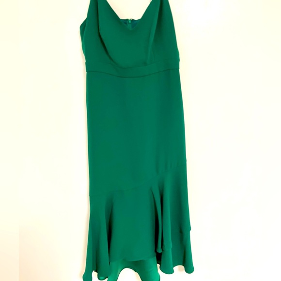 Banana Republic Emerald/Kelly Green -Size 2 - cocktail midi dress. - Picture 2 of 10